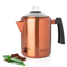 Mixpresso Stainless Steel Stovetop Coffee Percolator, Percolator Coffee Pot, picture