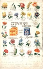 Lipton's Teas and Coffees Advertising c1900s-10s Vintage Postcard picture