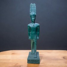 Ancient Egyptian Antiquities God Amun Ra Unique Statue Pharaonic Rare BC picture