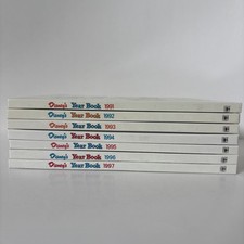 Disney's Year Books 1991-1997 Lot of 7 Wonderful World of Reading Hardcover picture