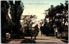 1907 The Village Street Grand Pre Nova Scotia Canada Street View Posted Postcard picture
