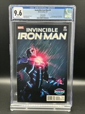 Invincible Iron Man #9 Turcotte Variant CGC 9.6 1st Riri Williams Avengers picture