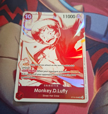 Bandai One Piece CCG Monkey.D.Luffy ST10-006 Super Rare Foil 11000 English picture