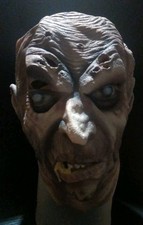 Vintage 2001 Mask Illusions Halloween Drooling Zombie Mask picture