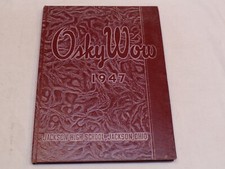 1947 Jackson High School Student Yearbook Ohio The Osky Wow Student Alumni Book picture