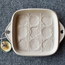 Vintage Hermitage Pottery Thanksgiving Cookie Mold 1999 Stoneware picture