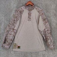 Military FR Frog Camo Shirt Tactical Combat Ensemble Medium Regular Long Sleeve picture