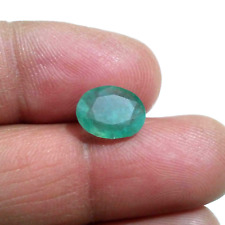 Fabulous Colombian Emerald Faceted Oval Shape 2.75 Crt Emerald Loose Gemstone picture