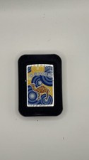 Camel Psychedelic Blue Swirls Vintage Zippo 1999 picture