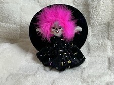 Annalee Whimsical Witch Mouse with Big Hat Pink Hair 6