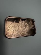George washington 1 oz .999 fine copper round picture