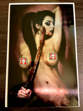 KAT FIGHT #1 FERGUSON RETAILER EXCLUSIVE TOPLESS METAL VIRGIN LTD 20 COPIES NM+ picture