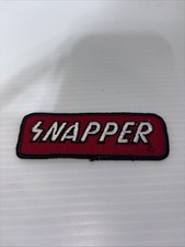 Vintage Snapper Tractor Lawn Mower Farm Equipment Patch NOS 1-3/8x4” picture