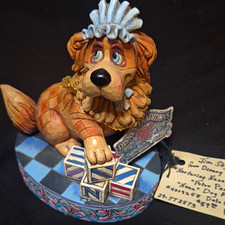 Disney Traditions Jim Shore Nana Dog Figurine Resin Painted Vintage picture
