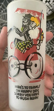 Vintage Federal Glass frosted Nineties barware glass Whimsey Check these out picture