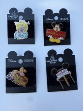 NWT VTG Disney Pins Lot of 4 Splash Mountain Blizzard Beach MGM Mickey Mouse picture