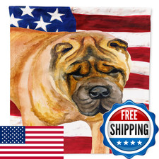 Caroline'S Treasures Carolines Treasures Bb9661Chf Shar Pei Patriotic House picture