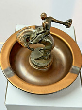 GLADYS BROWN EDWARDS Cowboy Bucking Bronc Bronze Horse Figurine picture