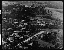 An aerial view of South Pasadena 1926 California Old Photo picture