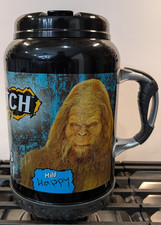 Jack Links Sasquatch Bigfoot 64oz Insulated Mug Thermos Half Gallon Travel Cup picture