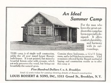 1917 Louis Bossert & Sons: Ideal Summer Camp Vintage Print Ad picture