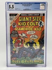 Giant-Size Kid Colt #1 CGC 5.5 Rawhide Kid Appearance Duel of the Outlaws Marvel picture