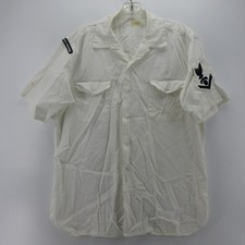 VGT US Navy Shirt Mens XL White USS Conyngham Oriskany Vietnam Military Workwear picture