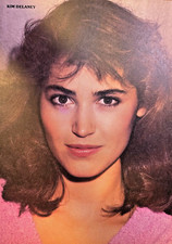 1980s Vintage Magazine Illustration Actress Kim Delaney picture