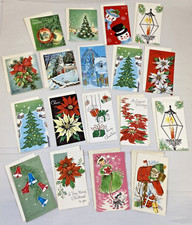 (18) WHITMAN CHRISTMAS GREETING CARDS WITH ENVELOPES UNUSED picture