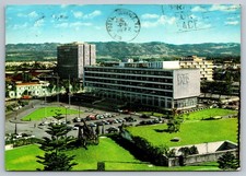 1972 Guatemala City IGSS Building Modern Architecture Postcard Posted Honduras picture