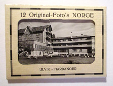 Norway 12 Small Original Photographs In Holder Ulvik Hardanger Norwegian Photos picture