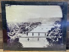 Antique Black & White Photo Pittsburgh Bridges Gusky’s Miller Bros Railroad  picture