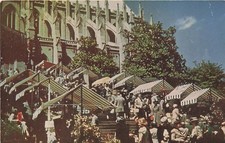 Postcard DC: Annual Flower Mart, Washington Cathedral, Washington DC picture