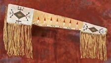 Old American Handmade Beaded Sioux Style Leather Rifle Sheath Scabbard LR717 picture