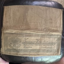 Vintage Canvas Brochure Pouch, 1880s-1910s, Dowagiac Manufacturing Co. Michigan picture