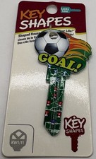 Lucky Line Key Shapes Soccer GOAL House Key Blank KW1 KW11 Kwikset Sports New picture