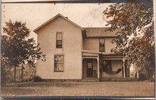 RPPC American Two- Story Farmhouse Or Rural Residence Vintage Postcard TP15-6 picture