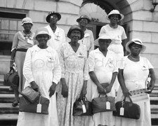 Group Portrait of Black Midwives, Tallahassee FL c1930s, Vintage Photo Reprint picture