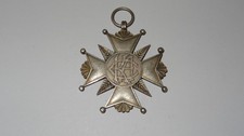 Rare 1904 St. Ursus Cross Medal with Crown – European Religious/Academic Insigni picture