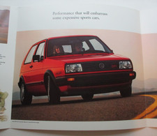 The 1986 Volkswagen GTI Dealership Showroom Brochure picture