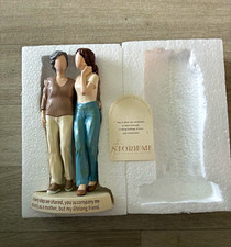 Storieme Heartfelt Gifts Mother & Daughter Resin Figurine Hand-Painted 7 in 2022 picture