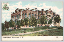 Bismarck North Dakota State Capital Building Posted 1908 Divided Back Postcard picture