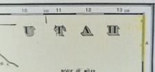 Vintage 1900 UTAH Map 11