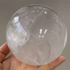 2.76lb  Natural White Clear Quartz Sphere Crystal Energy Ball Reiki Gem Decor picture