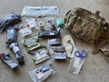 Tactical Combat Casualty Care Bag-OCP-Unissued-WITH first aid supplies picture