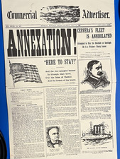 Vintage Hawaii History Photo & Newspaper Reprints Lot 4pc Statehood Cook Annex picture