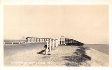 J63/ Port Lavaca Texas RPPC Postcard c1930 Causeway Road  209 picture