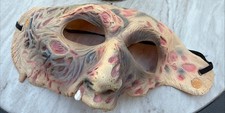 Vintage 1988 Imagineering Walking Dead Zombie Half Rubber Mask Halloween picture
