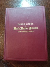 1948 Grand Lodge of Mark Master Masons Constitutions  Freemasonry masonic/656 picture