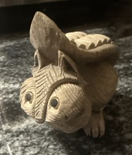 Vintage Artesania Rinconada Squirrel Clay Figurine “Classic 57” Uruguay Retired picture
